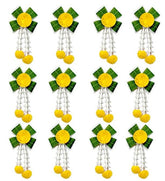 Set of 12 Pcs Flower Decoration, Wall Backdrop, Traditional Wall Art, Decorative Hanging, Wedding Wall Decor, Housewarming Decor, Home Decor